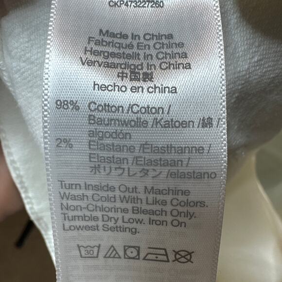 Madewell The Perfect Vintage Wide Leg Jean in Tile White Size 25 Petite NWT - Picture 11 of 11